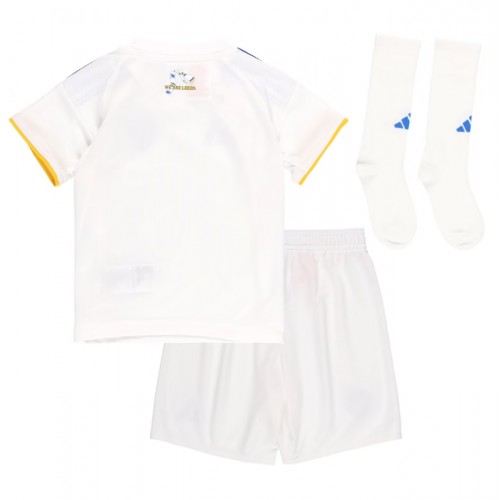 Leeds United Hjemmebanesæt Børn 2025-26 Kort ærmer (+ korte bukser)